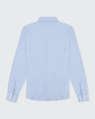 Pique Stretch Shirt- Light Blue