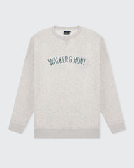 Snow Grey Appliqué Sweatshirt