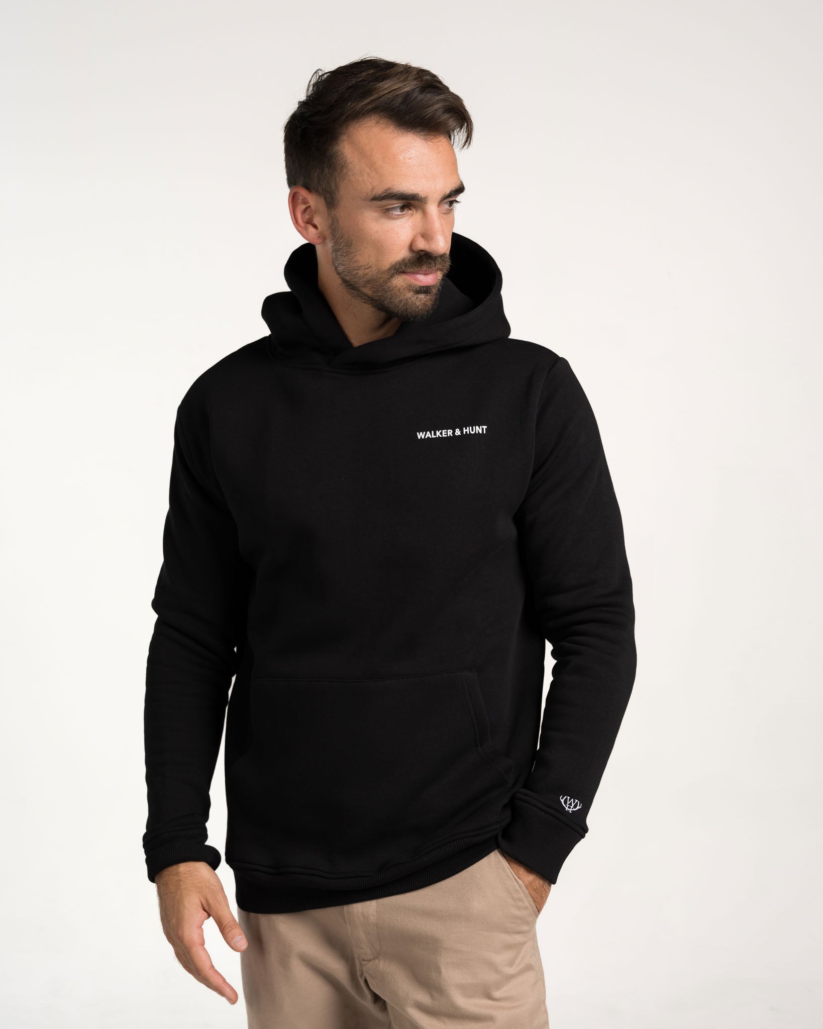 Black Core Hoodie Buy Hoodies Online Walker & Hunt
